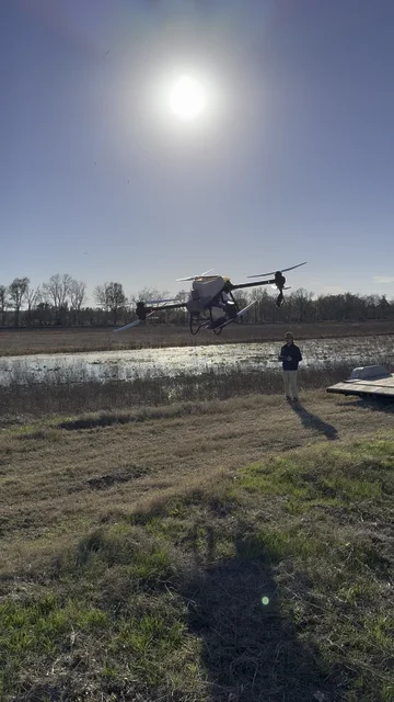 Drone mission footage — Advanced Aerial Applicators