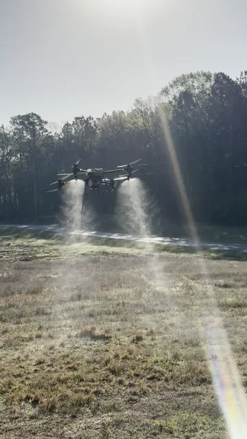Drone mission footage — Advanced Aerial Applicators