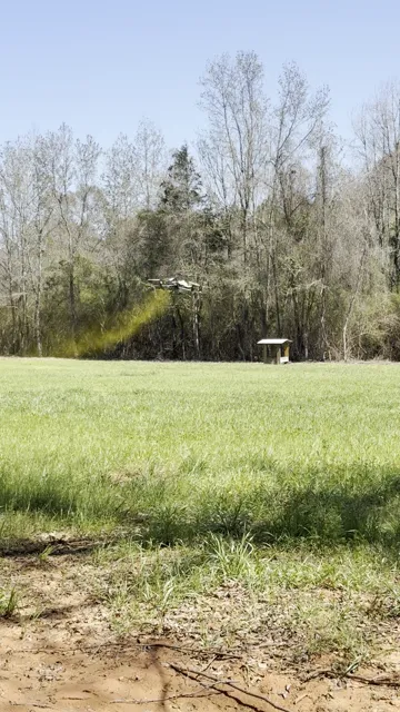 Drone mission footage — Advanced Aerial Applicators