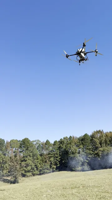 Drone mission footage — Advanced Aerial Applicators
