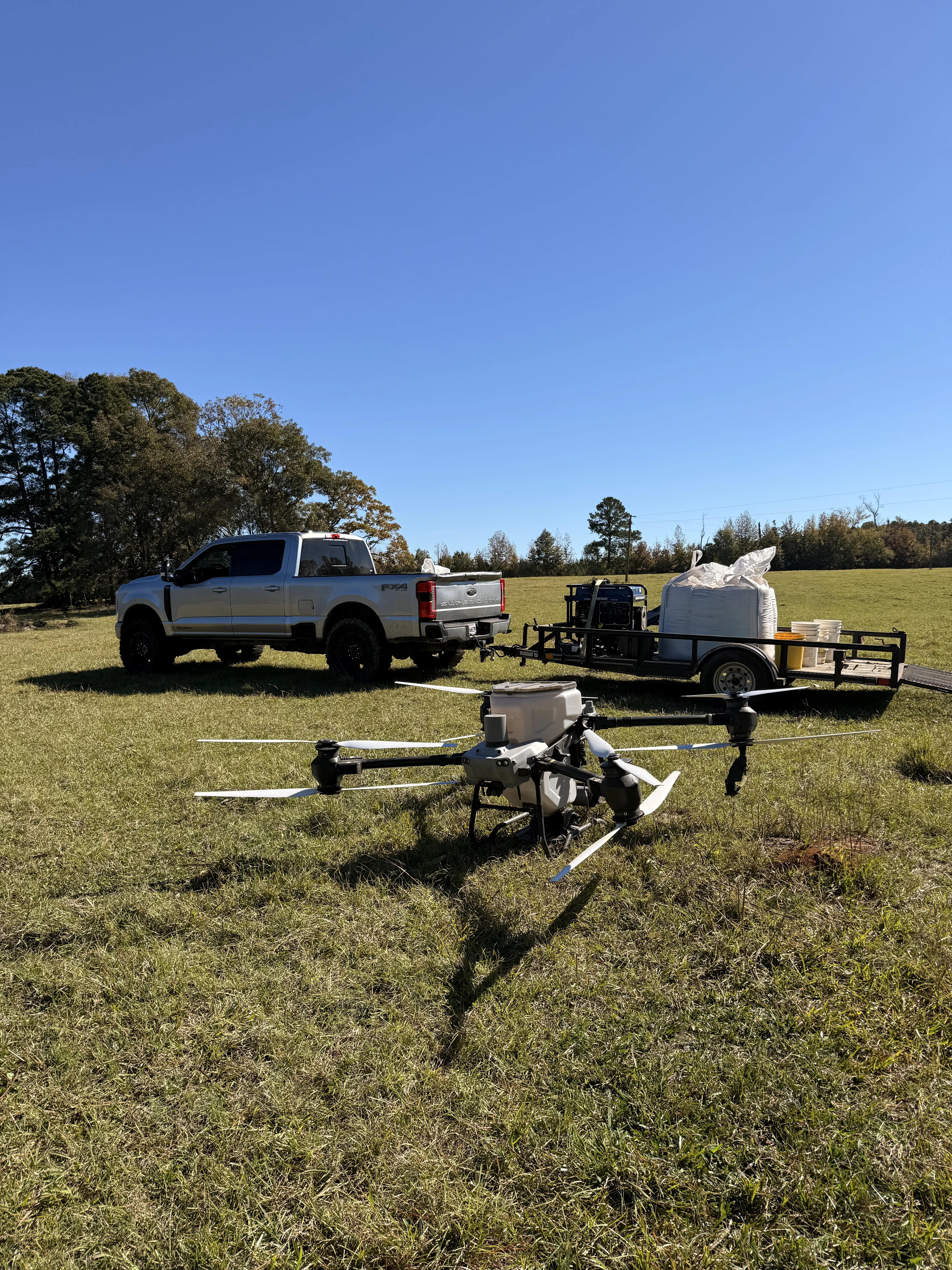 Aerial drone photo — Advanced Aerial Applicators, North Louisiana